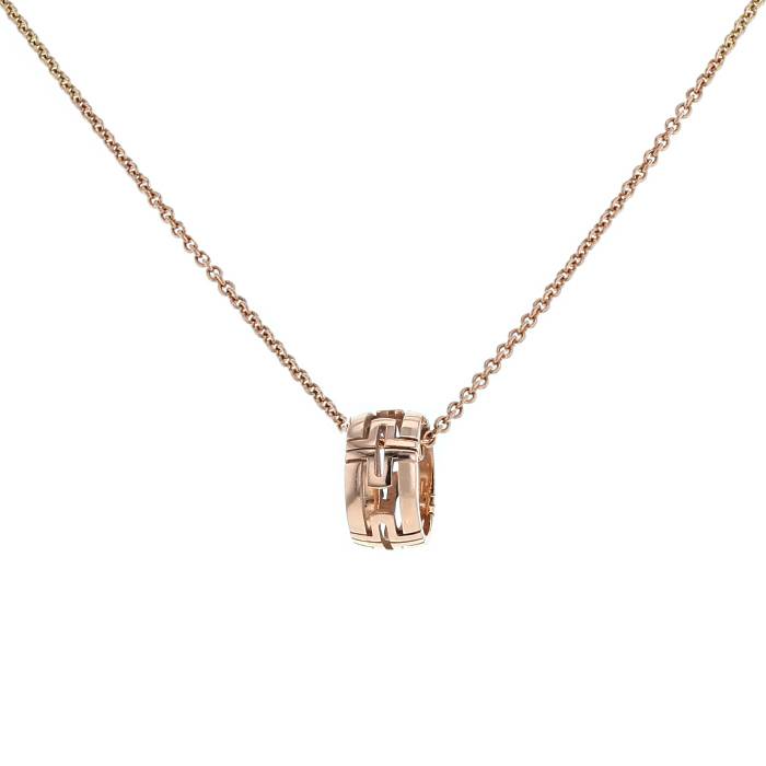 [Regalia jewelry]PARENTESI NECKLACE PINK GOLD