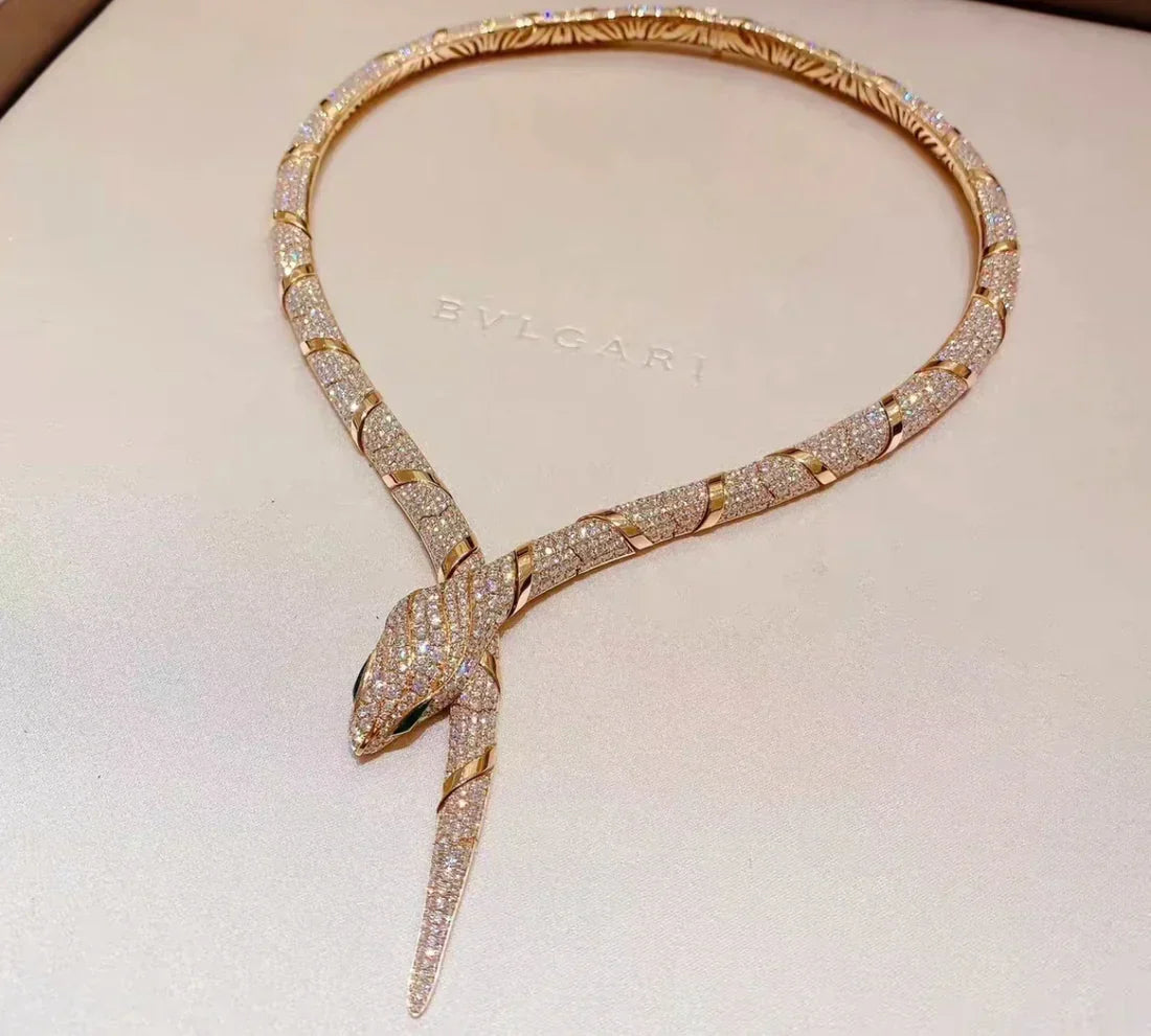 [Regalia jewelry]HAUTE COUTURE GOLD SERPENTI NECKLACE
