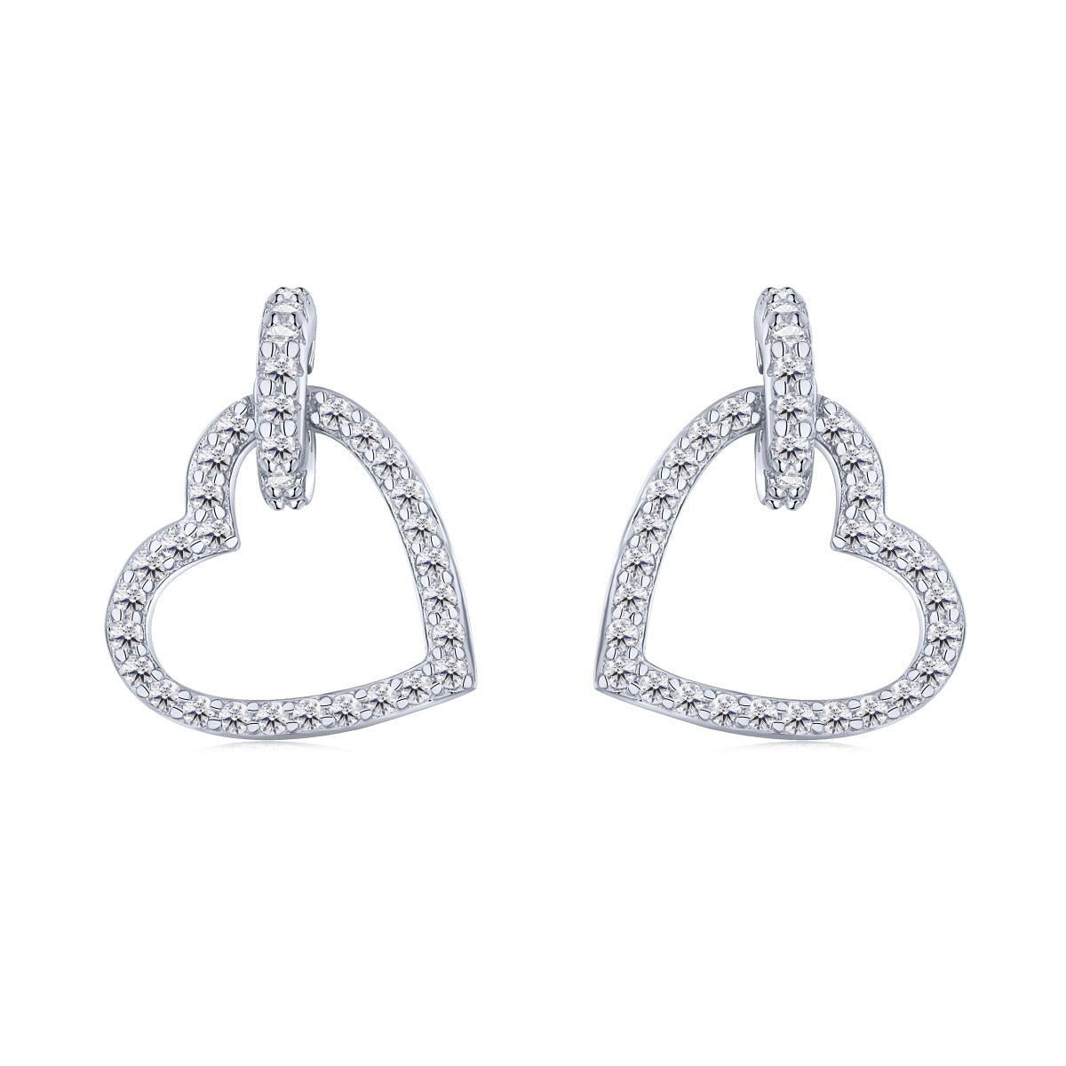 [Regalia jewelry]Dainty Heart Shape Earrings