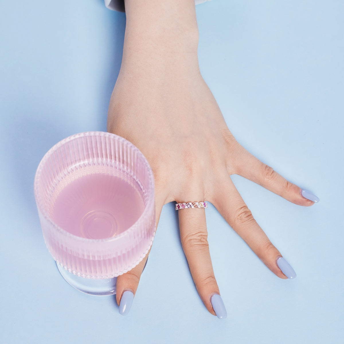 [Regalia jewelry]Delicate Vibrant Emerald Cut Daily Ring