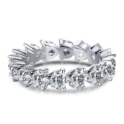 [Regalia jewelry]0.25 Carat Radiant Romance Heart Cut Lover Ring
