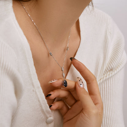 [Regalia jewelry]Dazzling Pear Cut Necklace