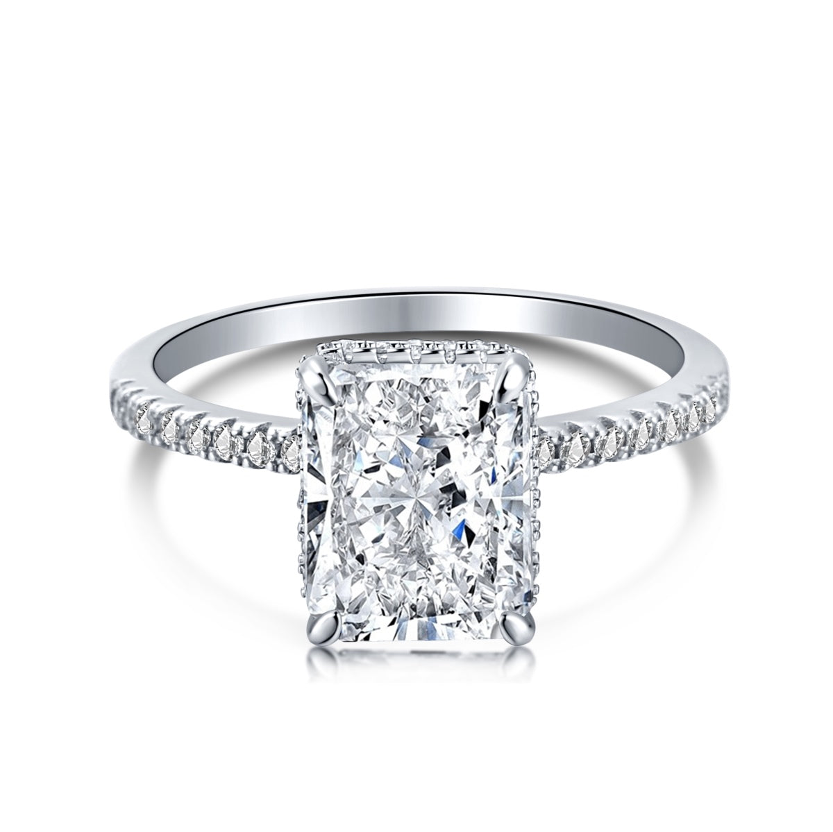[Regalia jewelry]4.0 Carat Luxurious Engagement Ring