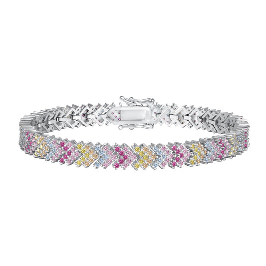 [Regalia jewelry]Ornate Sparkling Round Cut Party Bracelet