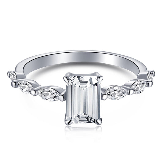 [Regalia jewelry]1.0 Carat Dainty Resplendent Radiant Cut Daily Ring