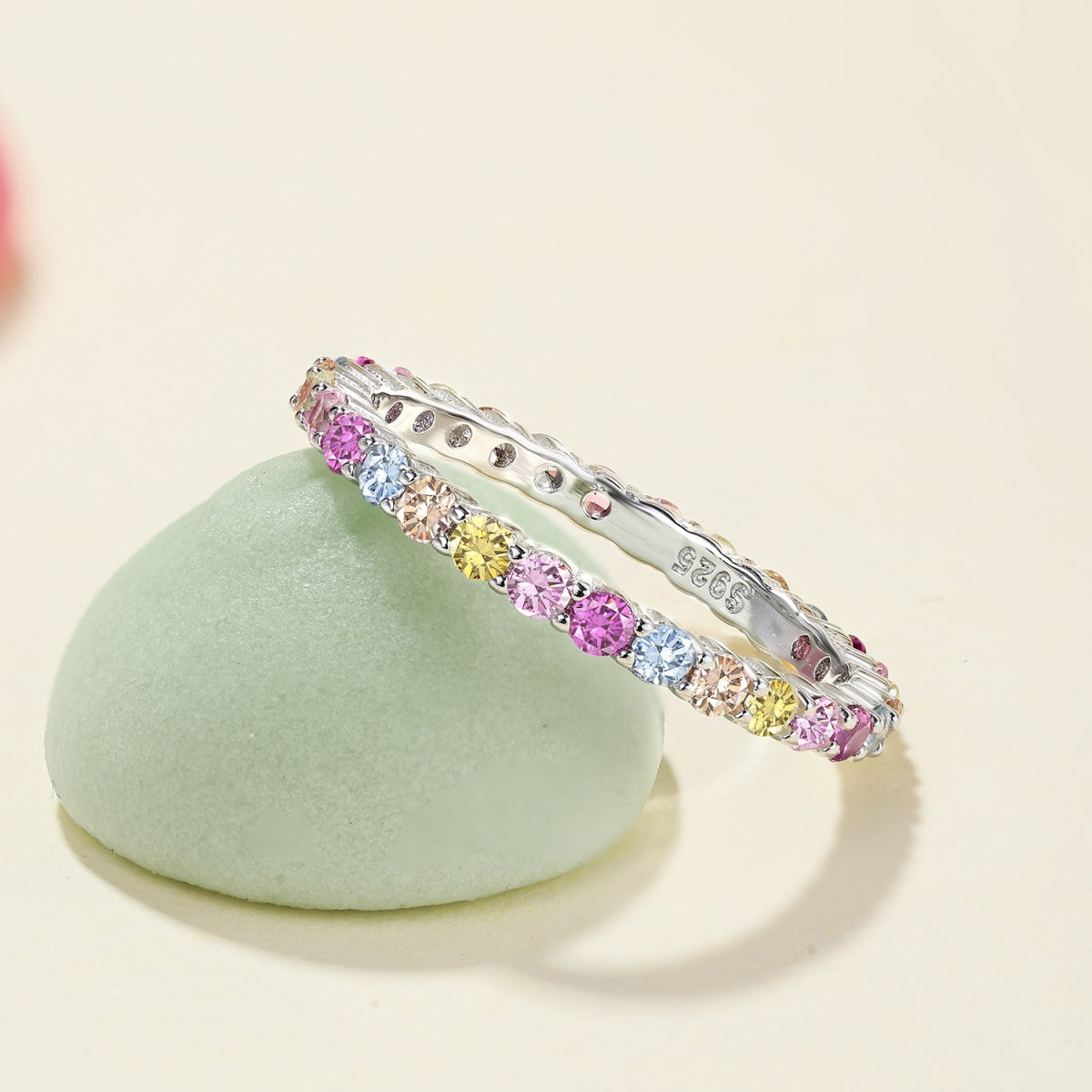 [Regalia jewelry]Elegant Vivid Round Cut Daily Ring