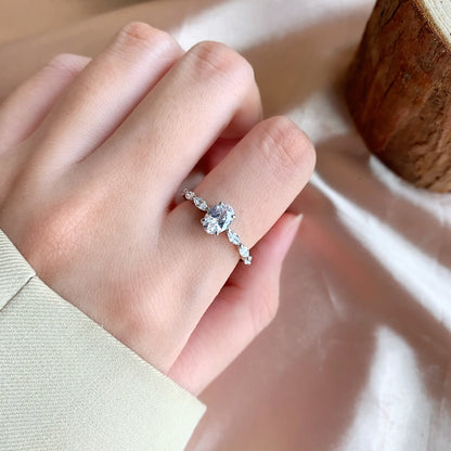 [Regalia jewelry]0.75 Carat Luxurious Vibrant Elongated Cushion Cut Daily Ring