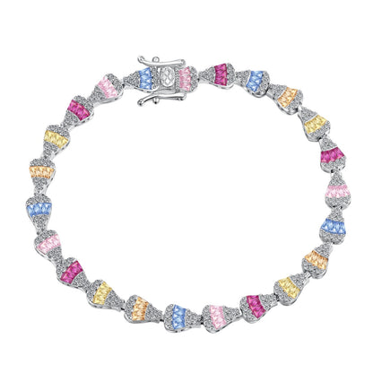 [Regalia jewelry]Radiant Water Drop Shape Daily Bracelet
