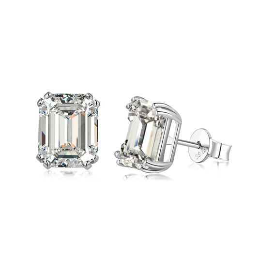 [Regalia jewelry]Dazzling Square Shape Earrings