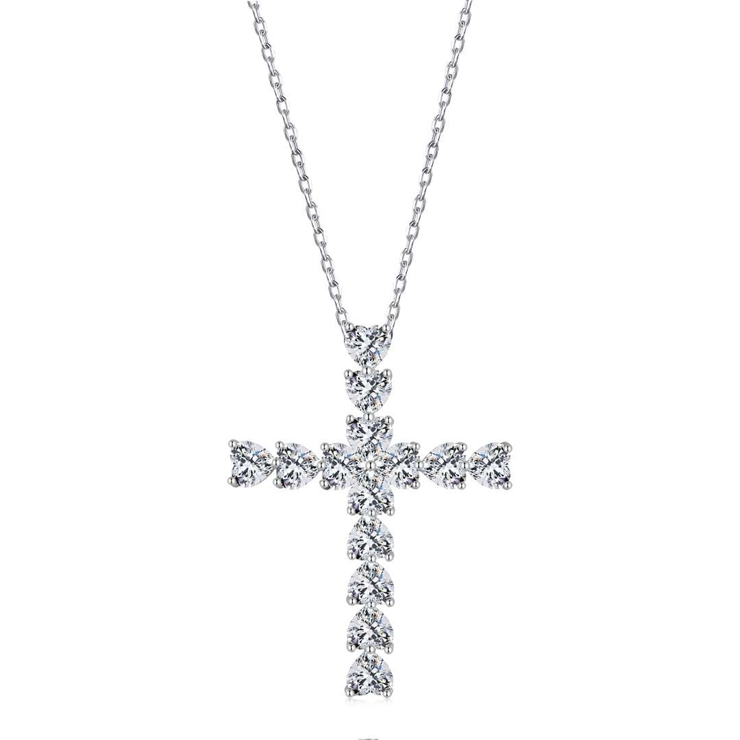 [Regalia jewelry]Radiant Cross Shape Necklace