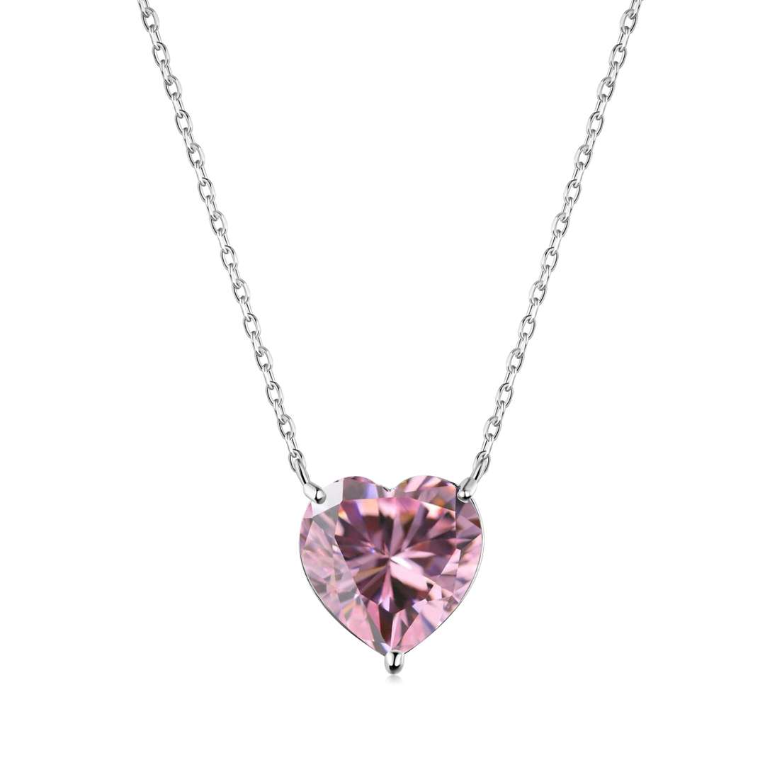 [Regalia jewelry]6.0 carat Radiant Heart Shape Necklace