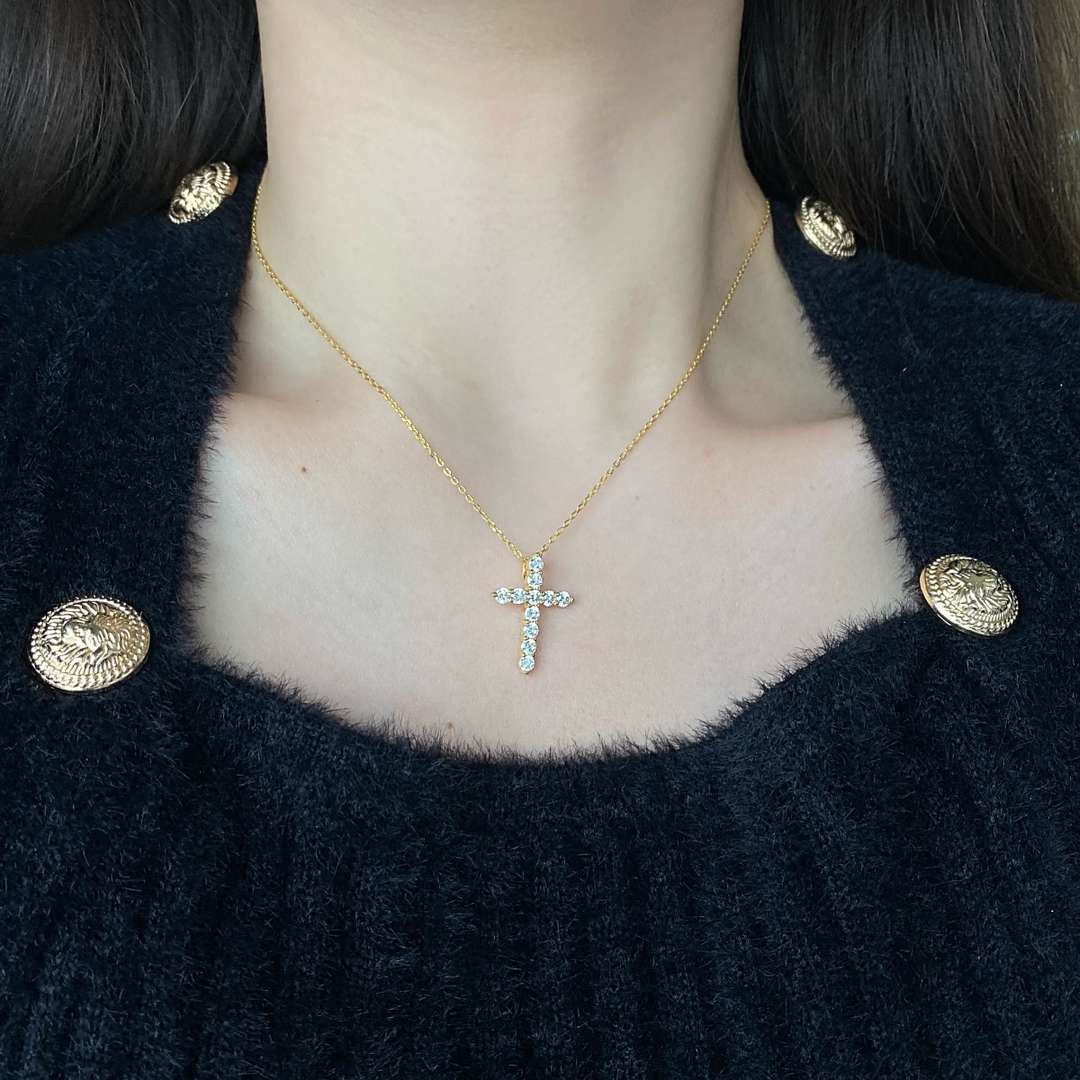 [Regalia jewelry]Unique Cross Shape Necklace