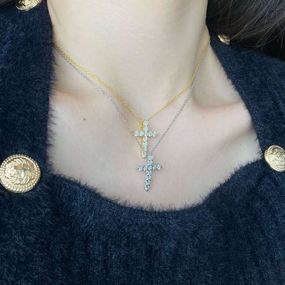 [Regalia jewelry]Unique Cross Shape Necklace