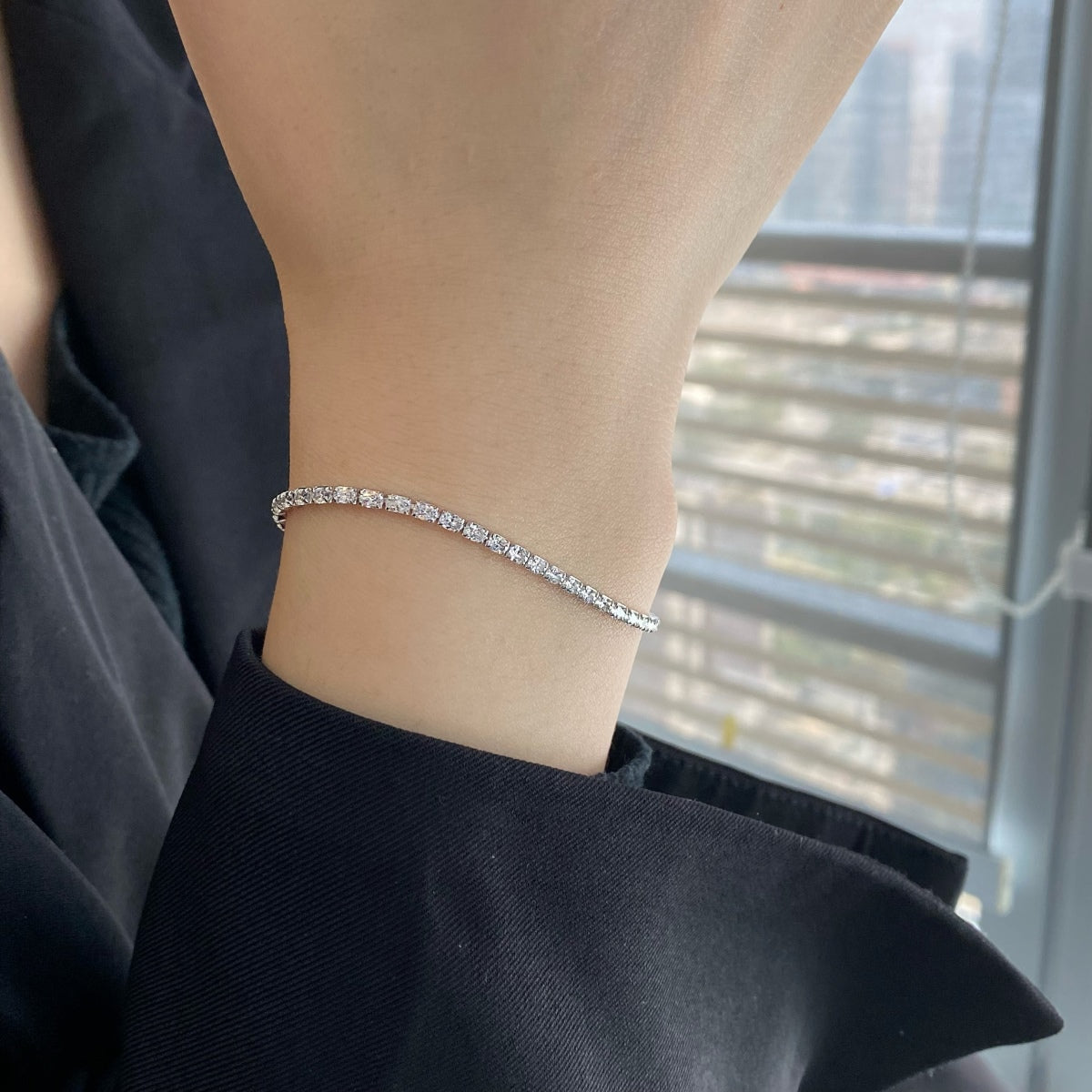 [Regalia jewelry]Elegant Emerald Cut Daily Bracelet