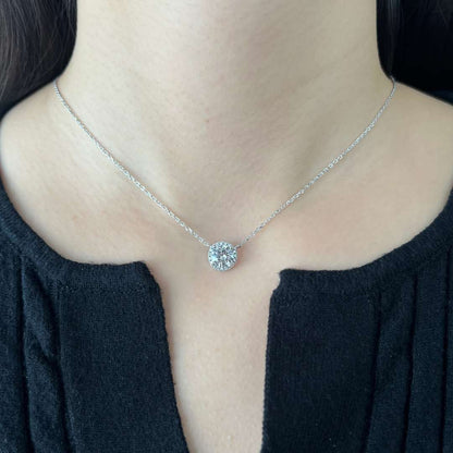 [Regalia jewelry]Luxurious Round Cut Necklace