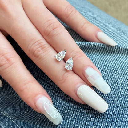 [Regalia jewelry]Ornate Water Drop Shape Earrings