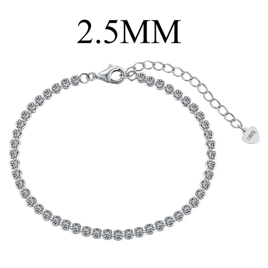 [Regalia jewelry]Dazzling Sparkling Round Cut Daily Bracelet