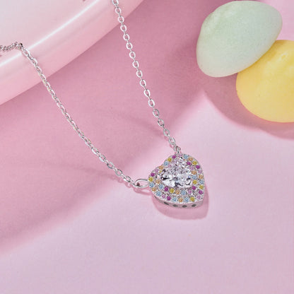 [Regalia jewelry]Exquisite Heart Shape Necklace