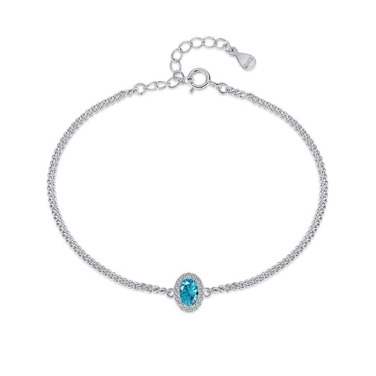 [Regalia jewelry]Exquisite Oval Shape Bracelet