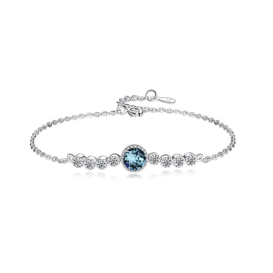 [Regalia jewelry]Luxurious Heart Of The Ocean Bracelet