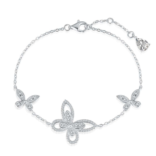 [Regalia jewelry]Delicate Butterfly Pendant Bracelet