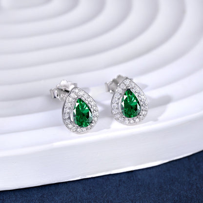 [Regalia jewelry]Luxurious Water Drop Shape Earrings
