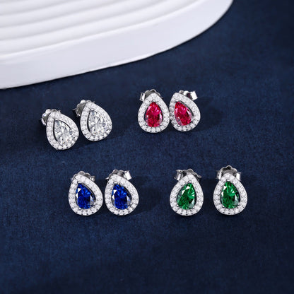 [Regalia jewelry]Luxurious Water Drop Shape Earrings