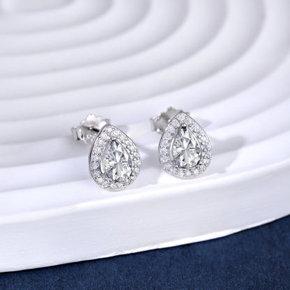 [Regalia jewelry]Luxurious Water Drop Shape Earrings
