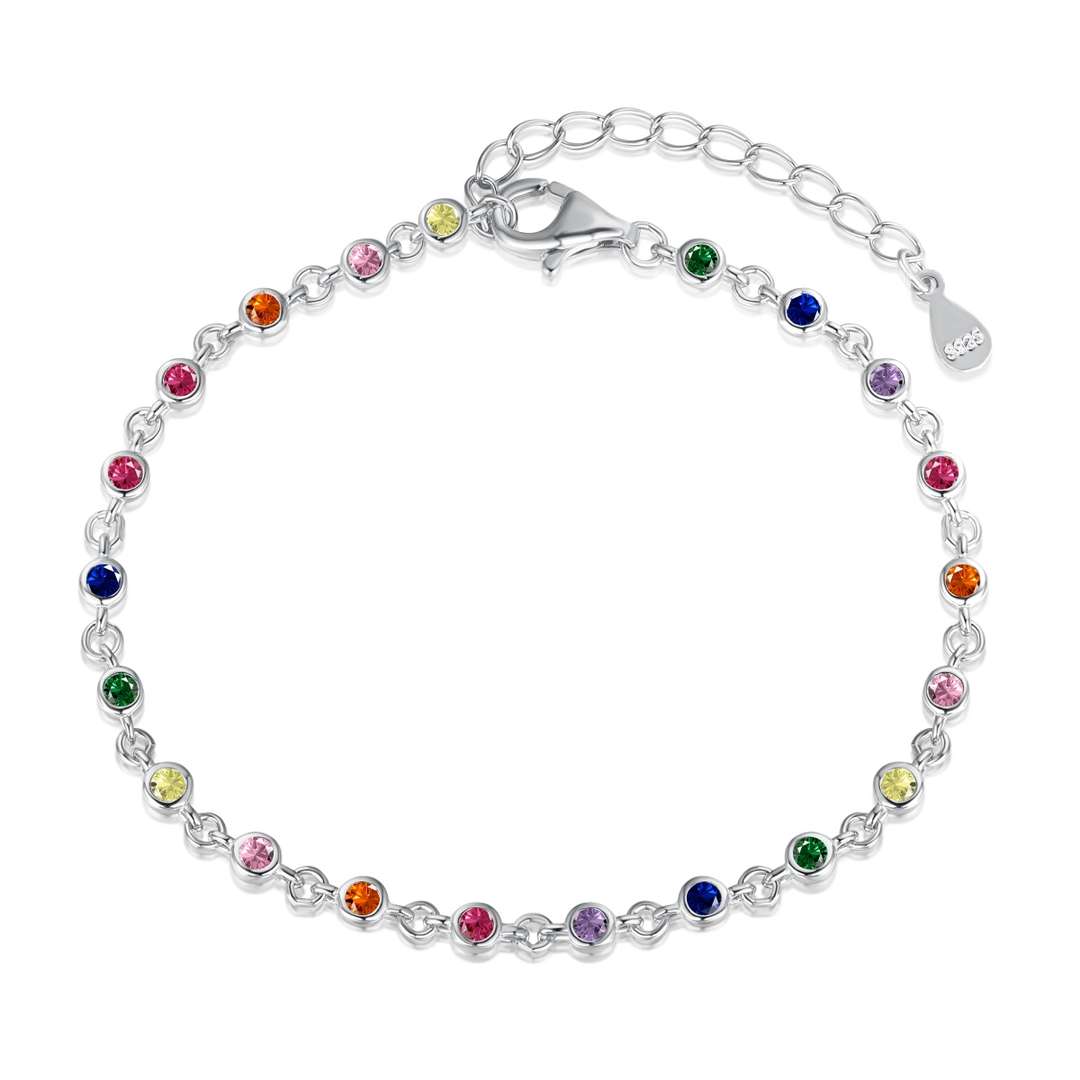 [Regalia jewelry]Colorful Bead Array Bracelet