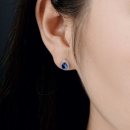 [Regalia jewelry]Luxurious Water Drop Shape Earrings