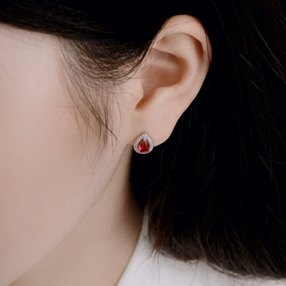 [Regalia jewelry]Luxurious Water Drop Shape Earrings