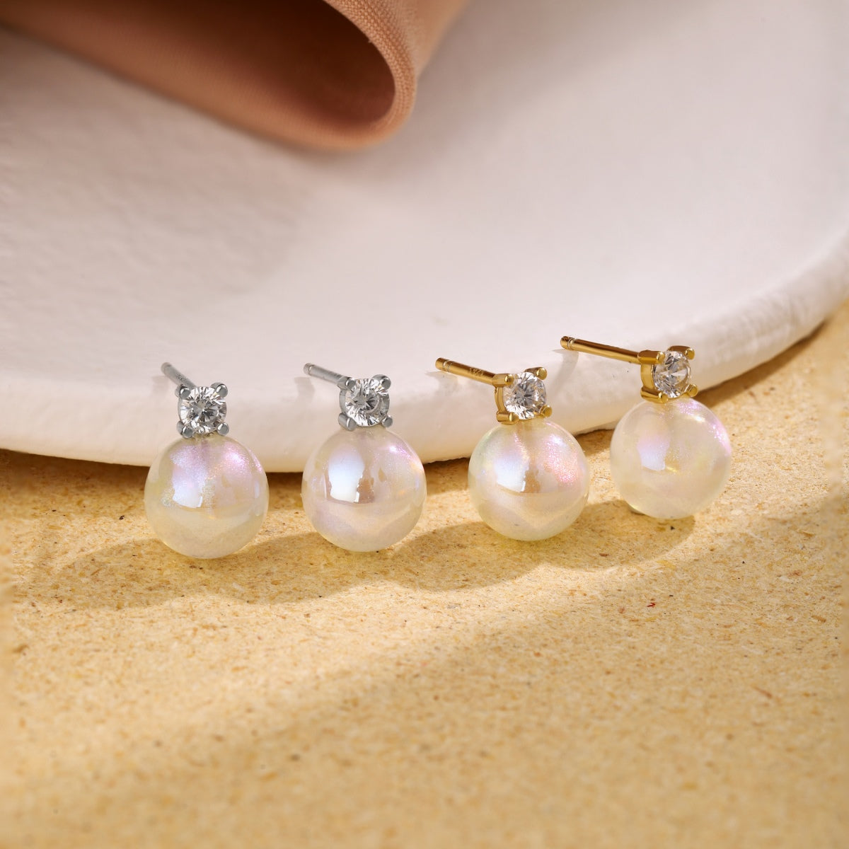 [Regalia jewelry]Symphony Mermaid Pearl Earrings