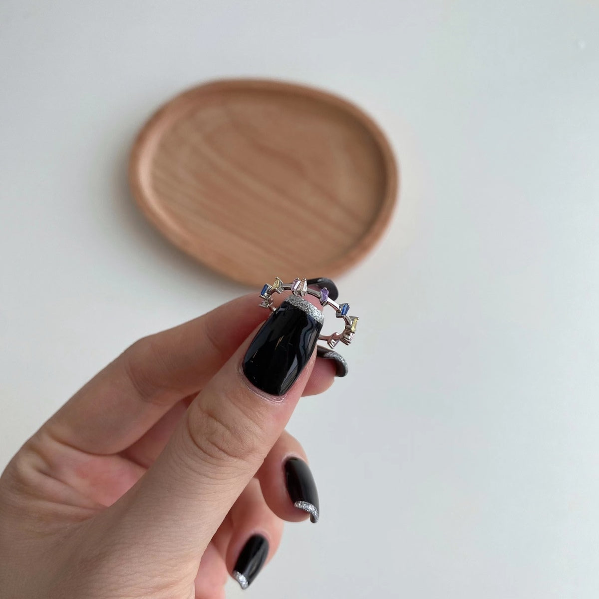 [Regalia jewelry]Unique Trapezoid Cut Daily Ring