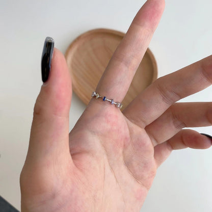 [Regalia jewelry]Unique Trapezoid Cut Daily Ring