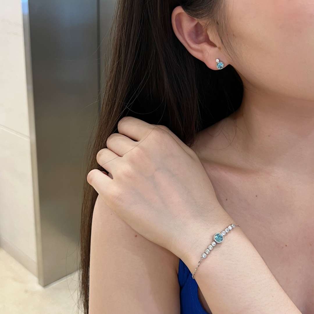 [Regalia jewelry]Luxurious Heart Of The Ocean Bracelet