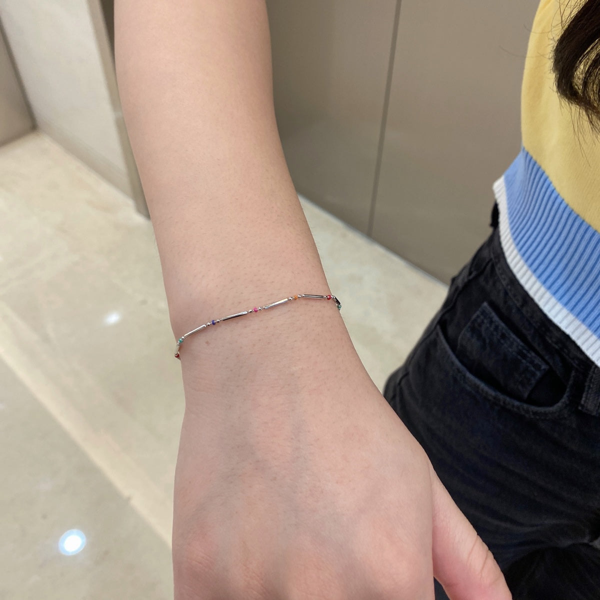 [Regalia jewelry]Unique Colorful Daily Bracelet