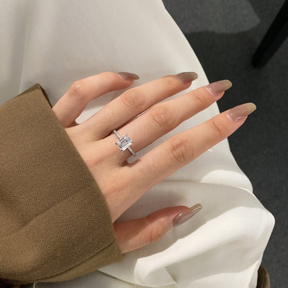 [Regalia jewelry]2.0 Carat Scintillating Ornate Radiant Cut Party Ring