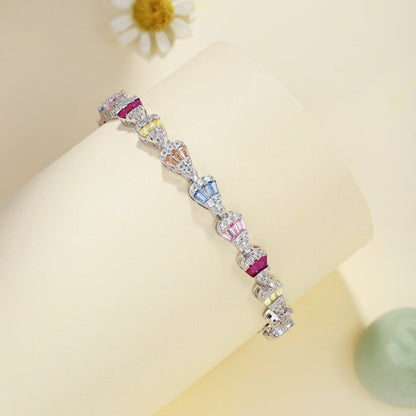 [Regalia jewelry]Radiant Water Drop Shape Daily Bracelet