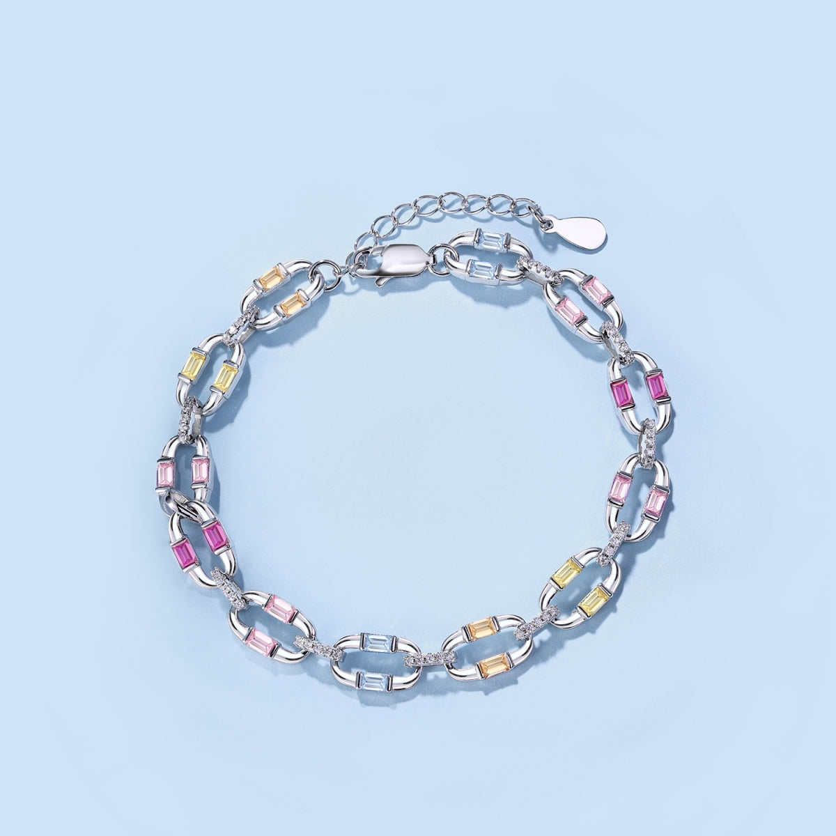 [Regalia jewelry]Dazzling Colorful Daily Bracelet