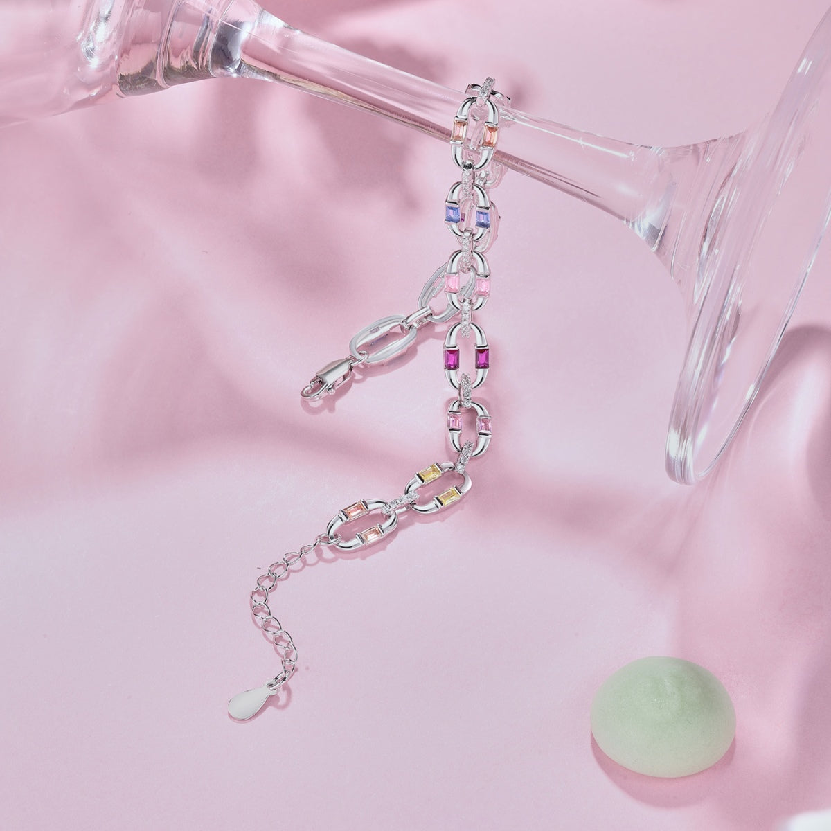 [Regalia jewelry]Dazzling Colorful Daily Bracelet