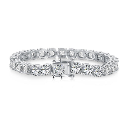 [Regalia jewelry]0.75 Carat Dazzling Round Cut Wedding Bracelet