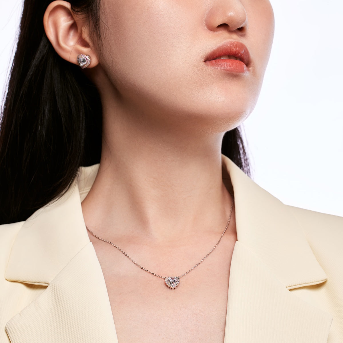 [Regalia jewelry]Exquisite Heart Shape Necklace