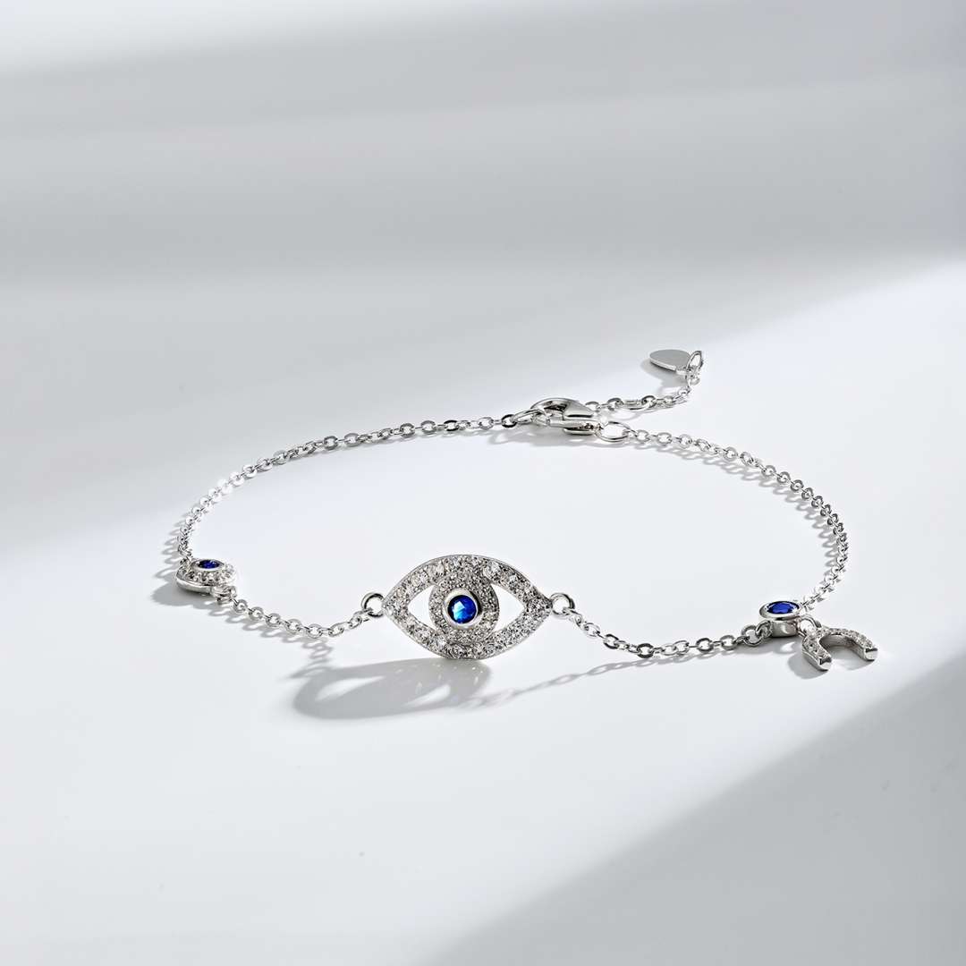 [Regalia jewelry]Dainty Eye Shape Necklace