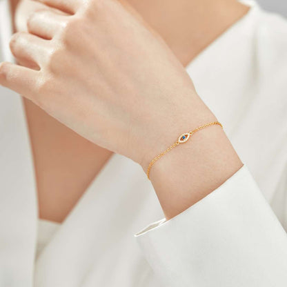 [Regalia jewelry]Evil Eye Shape Necklace