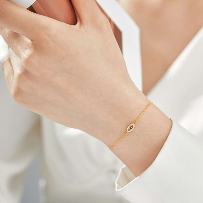 [Regalia jewelry]Evil Eye Shape Necklace