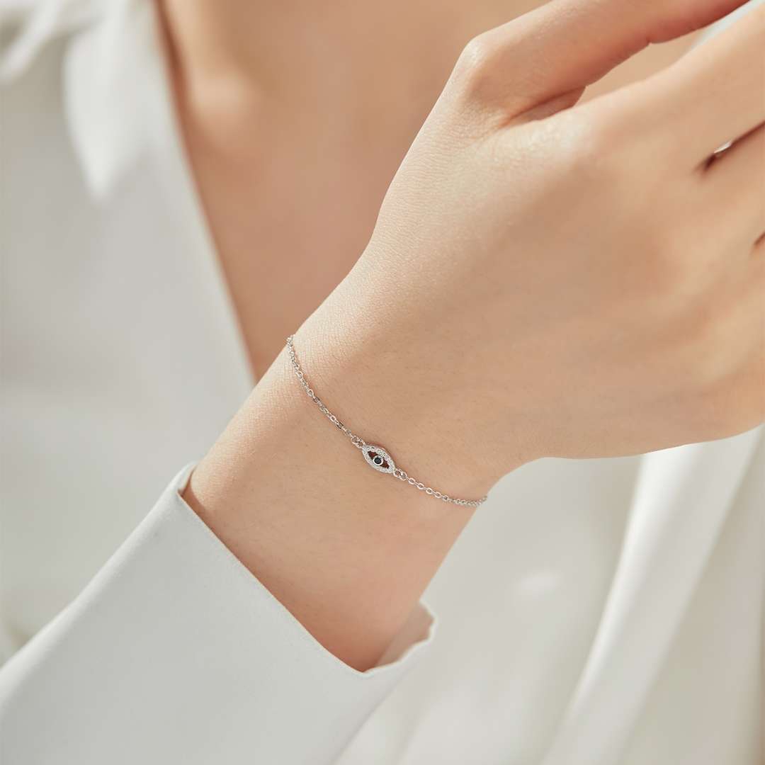 [Regalia jewelry]Evil Eye Shape Necklace