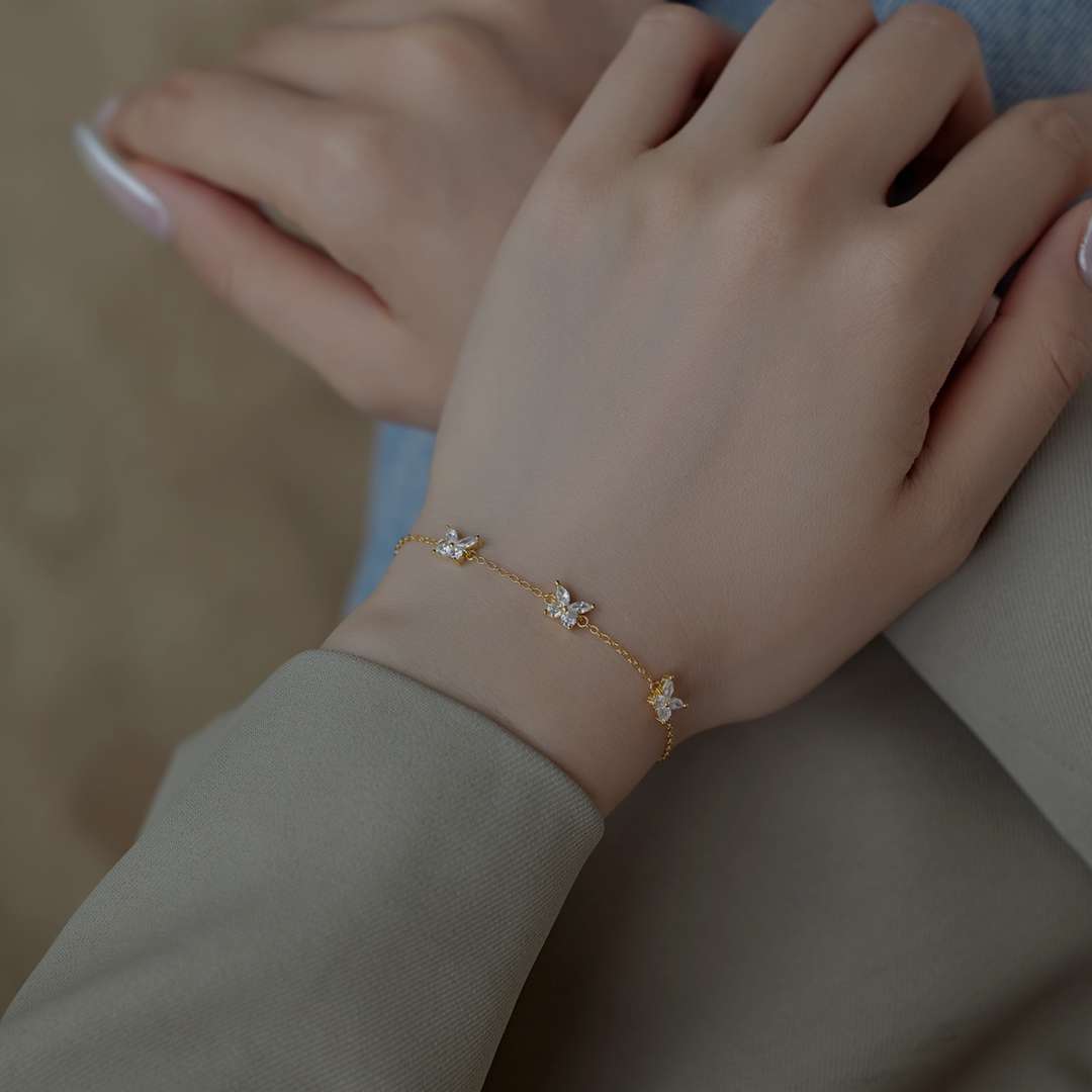 [Regalia jewelry]Radiant Butterfly Shape Necklace