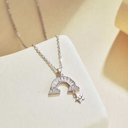 [Regalia jewelry]Unique Rainbow Star Necklace