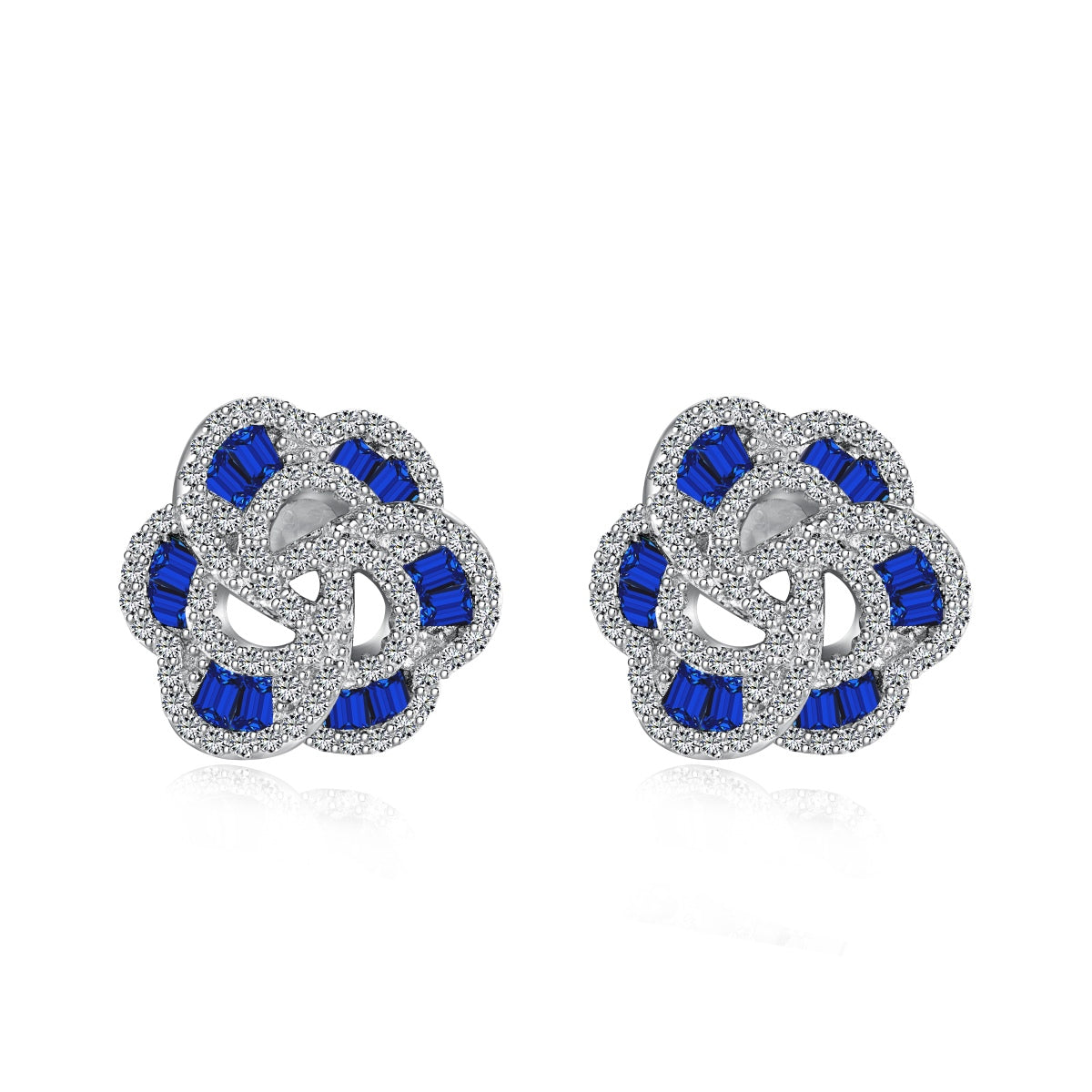 [Regalia jewelry]Exquisite Flower Shape Daily Earrings