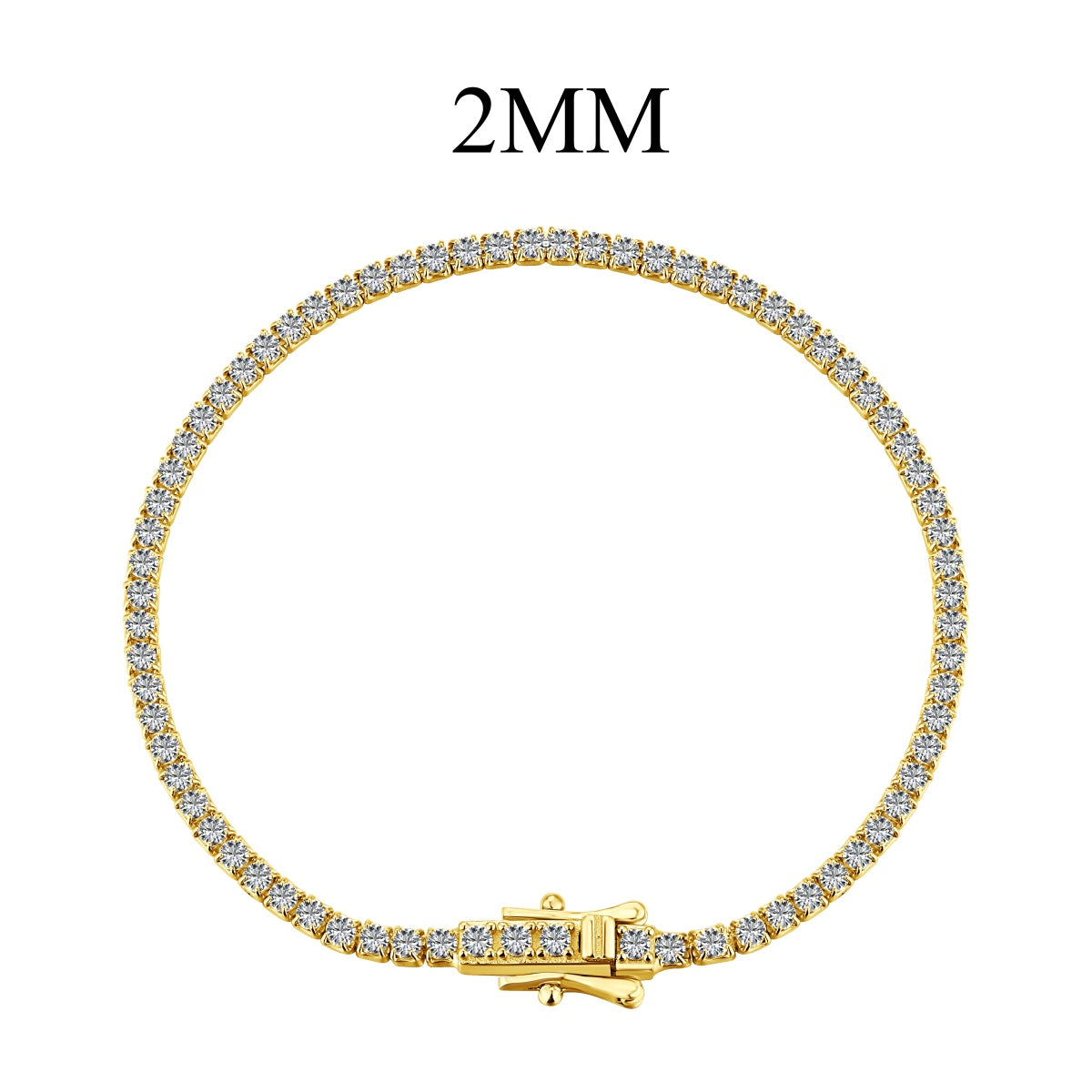 [Regalia jewelry]Radiant Colorful Round Cut Party Bracelet